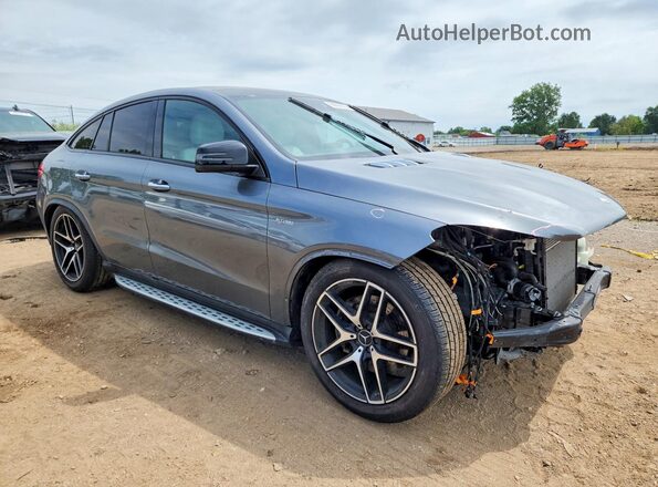 4JGED6EB1KA134452 2019 MERCEDES-BENZ GLE Gray Przód prawy