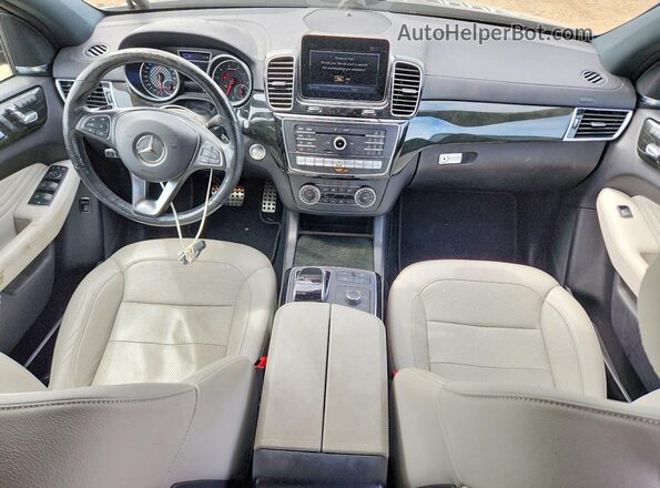 4JGED6EB1KA134452 2019 MERCEDES-BENZ GLE Gray Widok deski rozdzielczej