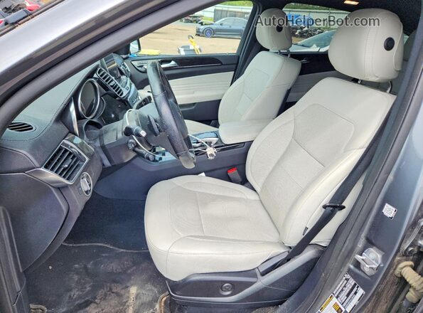 4JGED6EB1KA134452 2019 MERCEDES-BENZ GLE Gray Widok wnętrza z przodu