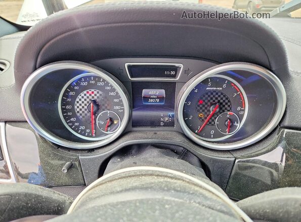 4JGED6EB1KA134452 2019 MERCEDES-BENZ GLE Gray Widok zestawu wskaźników