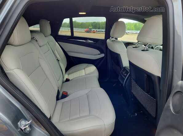 4JGED6EB1KA134452 2019 MERCEDES-BENZ GLE Gray Widok wnętrza z tyłu