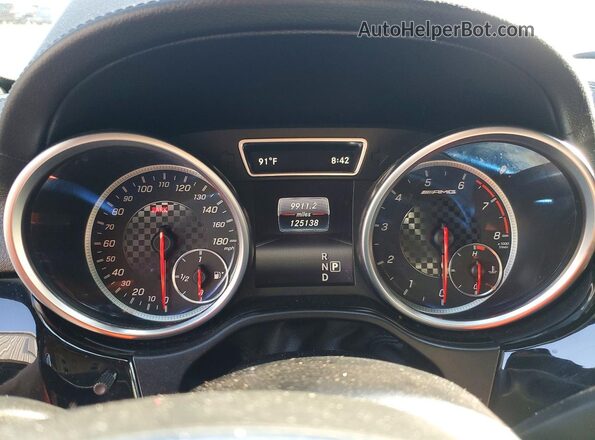 4JGED6EB1KA140767 2019 MERCEDES-BENZ GLE Black Instrument cluster view