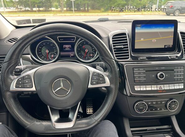 4JGED6EB2GA034142 2016 MERCEDES-BENZ GLE Gray Widok wnętrza z przodu