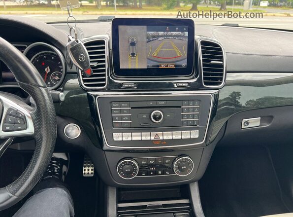 4JGED6EB2GA034142 2016 MERCEDES-BENZ GLE Gray Widok tylnych siedzeń