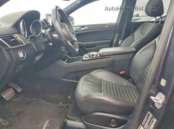 4JGED6EB3GA022405 2016 MERCEDES-BENZ GLE Gray Widok wnętrza z przodu