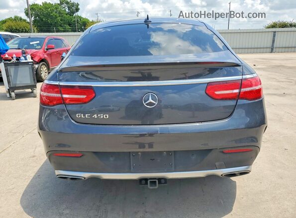 4JGED6EB3GA022405 2016 MERCEDES-BENZ GLE Gray Widok z tyłu