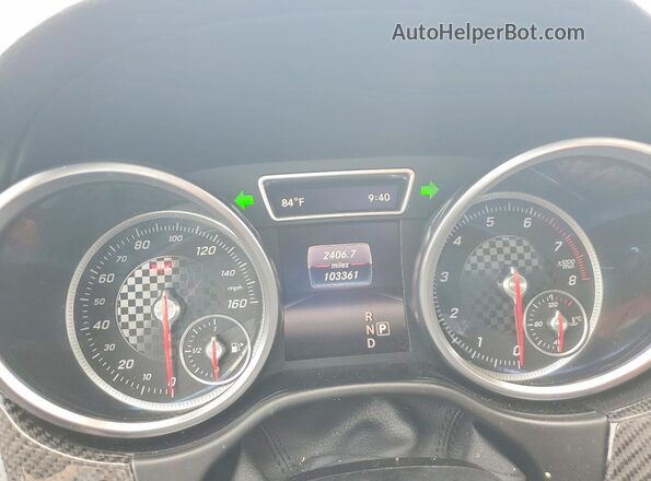 4JGED6EB3GA022405 2016 MERCEDES-BENZ GLE Gray Widok zestawu wskaźników