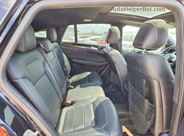 4JGED6EB3GA035624 2016 MERCEDES-BENZ GLE Black Rear interior view