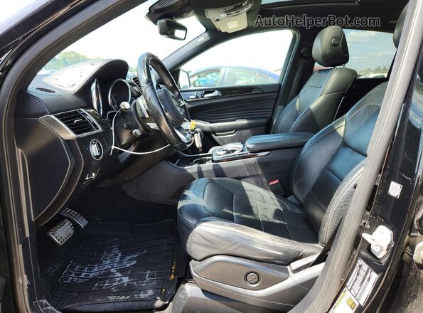 4JGED6EB3GA035624 2016 MERCEDES-BENZ GLE Black Front interior view