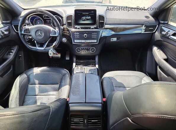 4JGED6EB3GA035624 2016 MERCEDES-BENZ GLE Black Dashboard view