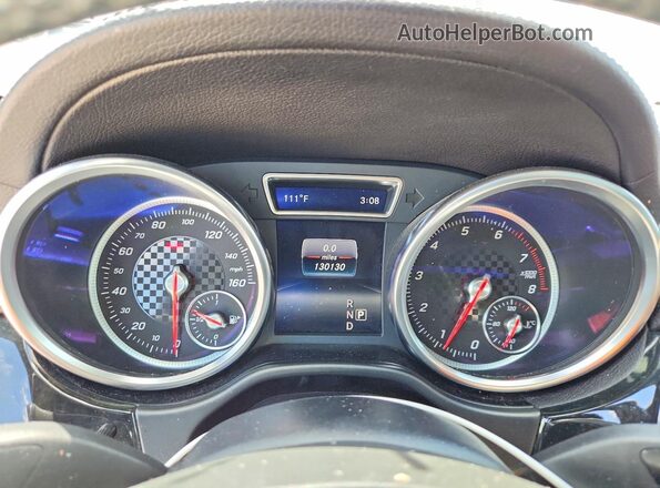 4JGED6EB3GA035624 2016 MERCEDES-BENZ GLE Black Instrument cluster view