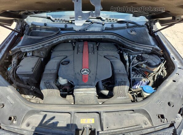 4JGED6EB3GA035624 2016 MERCEDES-BENZ GLE Black Engine compartment view