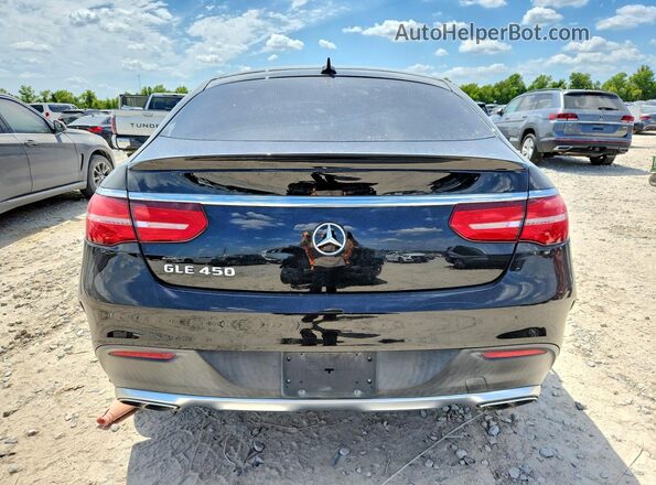 4JGED6EB3GA035624 2016 MERCEDES-BENZ GLE Black Rear view