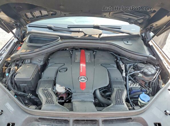 4JGED6EB3JA091067 2018 MERCEDES-BENZ GLE Black Engine compartment view