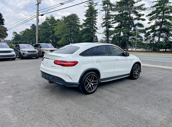4JGED6EB3KA141502 2019 MERCEDES-BENZ GLE Белый Передняя правая четверть