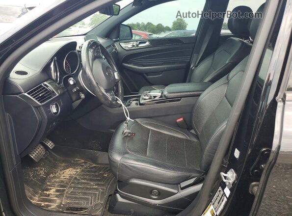4JGED6EB5KA151593 2019 MERCEDES-BENZ GLE Black Front interior view