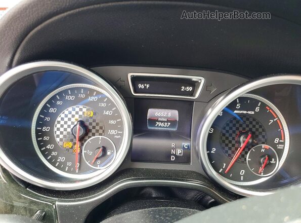 4JGED6EB5KA151593 2019 MERCEDES-BENZ GLE Black Instrument cluster view