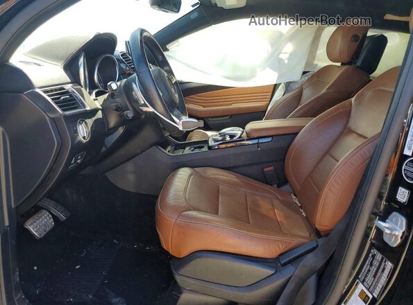 4JGED6EB6GA020261 2016 MERCEDES-BENZ GLE Black Widok wnętrza z przodu