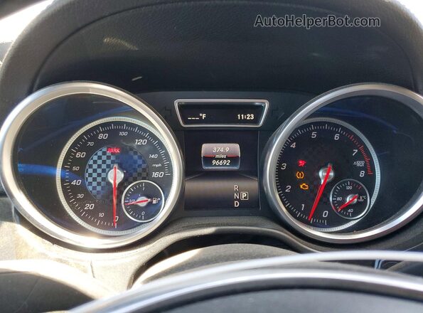 4JGED6EB6GA020261 2016 MERCEDES-BENZ GLE Black Widok zestawu wskaźników