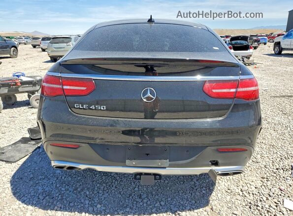 4JGED6EB6GA020261 2016 MERCEDES-BENZ GLE Black Widok z tyłu