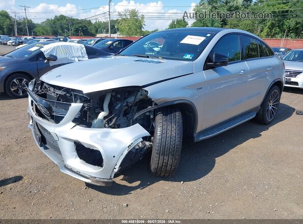 4JGED6EB6GA044141 2016 MERCEDES-BENZ GLE 450 AMG COUPE Silver Առջևի ձախ երեք քառորդ տեսարան