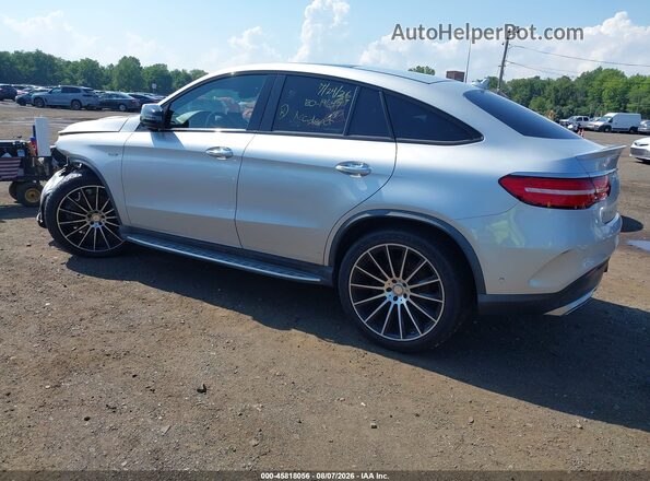 4JGED6EB6GA044141 2016 MERCEDES-BENZ GLE 450 AMG COUPE Silver Հետևի ձախ