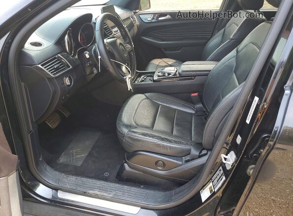 4JGED6EB6JA098420 2018 MERCEDES-BENZ GLE Black Вид салону спереду