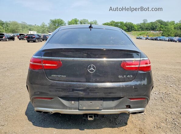 4JGED6EB6JA098420 2018 MERCEDES-BENZ GLE Black Вид ззаду
