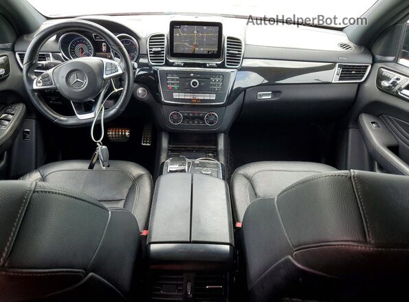 4JGED6EB6KA133765 2019 MERCEDES-BENZ GLE Red Widok deski rozdzielczej