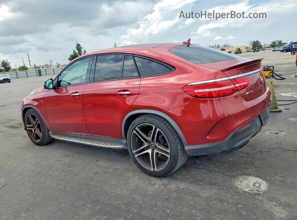 4JGED6EB6KA133765 2019 MERCEDES-BENZ GLE Red Tył lewy