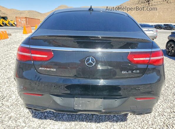 4JGED6EB7JA125043 2018 MERCEDES-BENZ GLE Black Widok z tyłu
