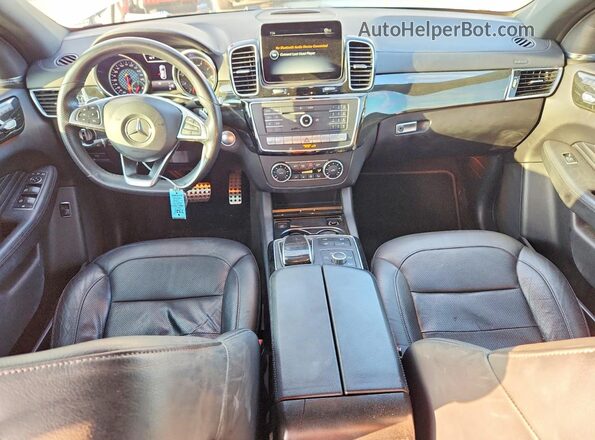 4JGED6EB7KA137209 2019 MERCEDES-BENZ GLE White Dashboard view