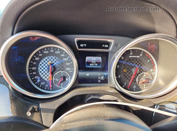 4JGED6EB7KA137209 2019 MERCEDES-BENZ GLE White Instrument cluster view