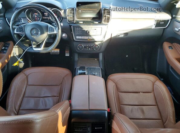 4JGED6EB8GA037739 2016 MERCEDES-BENZ GLE Silver Widok deski rozdzielczej