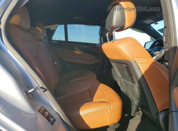 4JGED6EB8GA037739 2016 MERCEDES-BENZ GLE Silver Widok tylnych siedzeń
