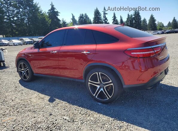 4JGED6EB8JA123852 2018 MERCEDES-BENZ GLE Красный Задняя левая четверть