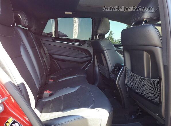 4JGED6EB8JA123852 2018 MERCEDES-BENZ GLE Красный Вид задней части салона