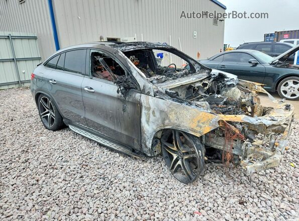 4JGED6EB9KA155307 2019 MERCEDES-BENZ GLE Серый Передняя правая четверть