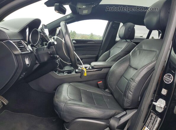 4JGED6EBXGA019646 2016 MERCEDES-BENZ GLE Black Vista interior delantera