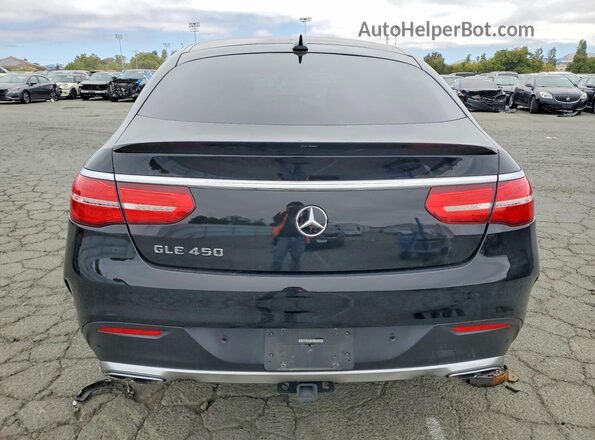 4JGED6EBXGA019646 2016 MERCEDES-BENZ GLE Black Vista trasera