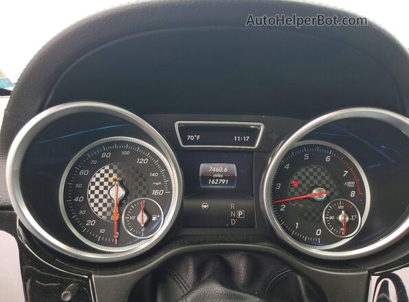 4JGED6EBXGA019646 2016 MERCEDES-BENZ GLE Black Vista del cuadro de instrumentos