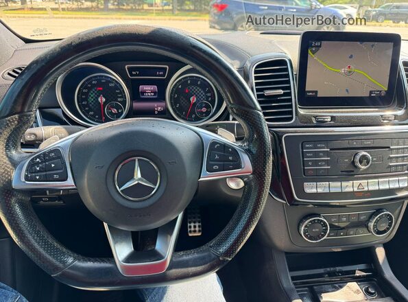 4JGED6EBXGA035040 2016 MERCEDES-BENZ GLE Gray Սարքավորումների վահանակի տեսք