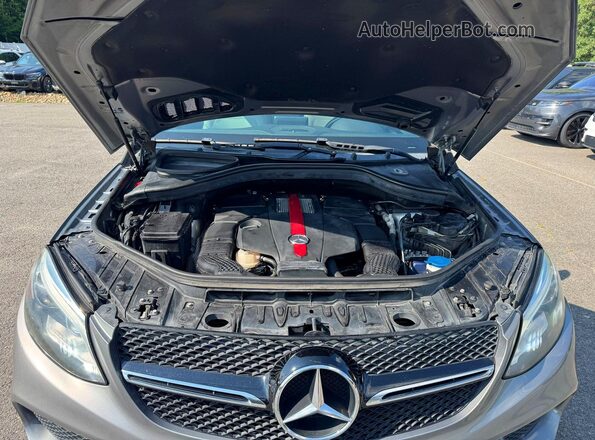 4JGED6EBXGA035040 2016 MERCEDES-BENZ GLE Gray Հետևի նստատեղերի տեսք