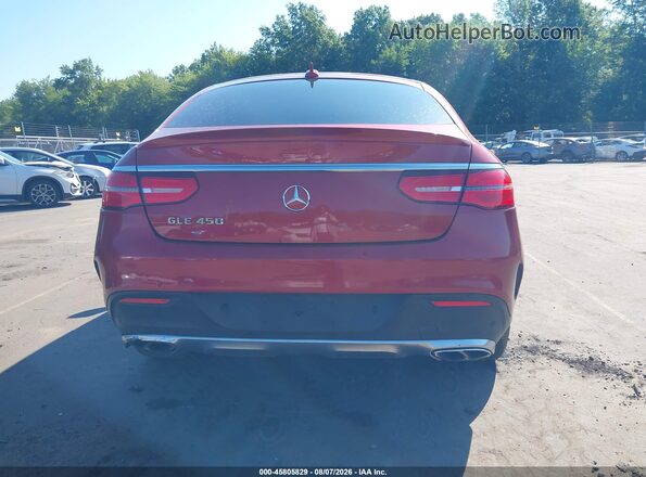 4JGED6EBXGA037161 2016 MERCEDES-BENZ GLE 450 AMG COUPE Red 