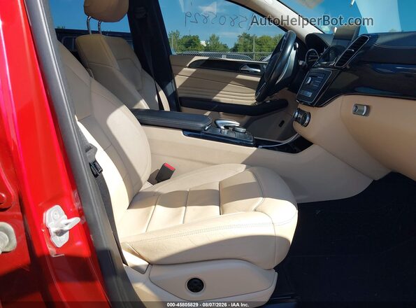 4JGED6EBXGA037161 2016 MERCEDES-BENZ GLE 450 AMG COUPE Red წინა სალონის ხედი
