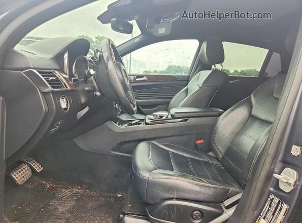 4JGED6EBXGA040013 2016 MERCEDES-BENZ GLE Gray Вид салону спереду