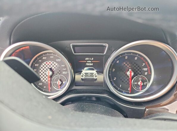 4JGED6EBXGA040013 2016 MERCEDES-BENZ GLE Gray Вид щитка приладів