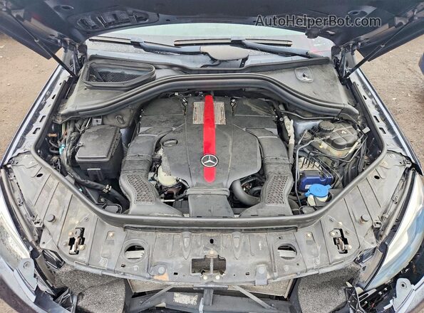 4JGED6EBXGA040013 2016 MERCEDES-BENZ GLE Gray Вид підкапотного простору