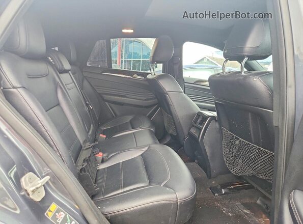 4JGED6EBXGA040013 2016 MERCEDES-BENZ GLE Gray Вид задньої частини салону