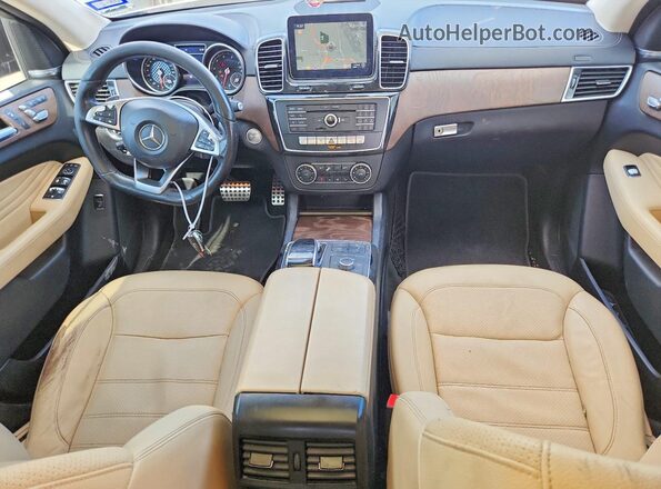 4JGED6EBXHA064958 2017 MERCEDES-BENZ GLE Черный Вид панели приборов
